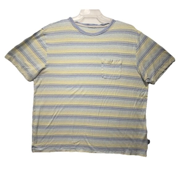 Patagonia Men's Trail Harbor Pocket Tee Hemp Cotton Sandy Cape Ghost Purple XL - Picture 1 of 11